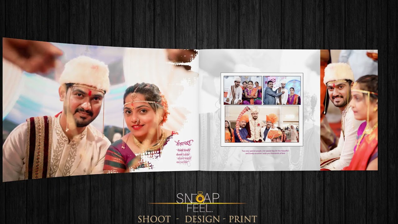 Traditional Marathi Wedding Album | 12x36 | Snapfeel