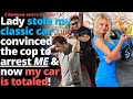 Karen Tricks A Cop Into Arresting ME As She Steals MY Car! - Entitled People