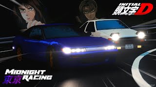 Sileighty Vs Ae86 Initial D - Midnight Racing Tokyo Recreation