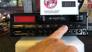 digitando  o código no radio volksline modelo dc 632