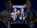 São Paulo espera Bolívar ou Grêmio para enfrentar nas oitavas de finais #flamengo #palmeiras #fy #br