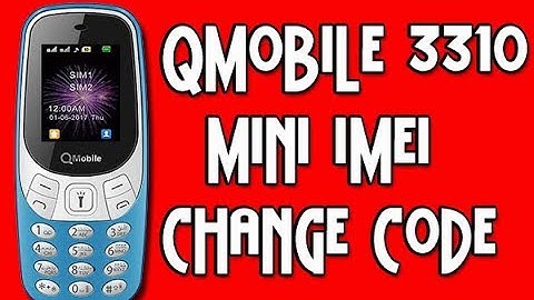 Qmobile 3310 mini IMEI Change with code without pc | How to Fix Register Failed With IMEI Code