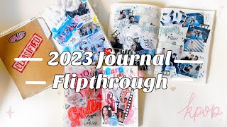 2023 kpop journal flipthrough with popups ʕ •ᴥ•ʔ |🙈|