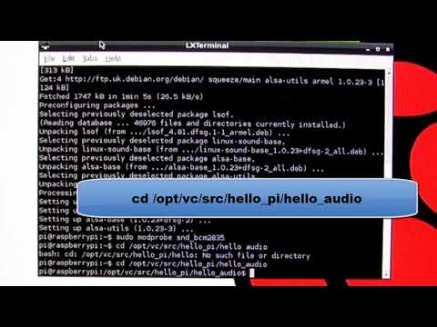 Raspberry Pi 音頻與USB快閃磁碟安裝示範國語