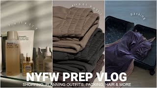 NYFW PREP WITH ME VLOG: DERMATICA , TRAVEL ESSENTIALS,  SHOPPING,  PACKING, \& MORE | iDESIGN8