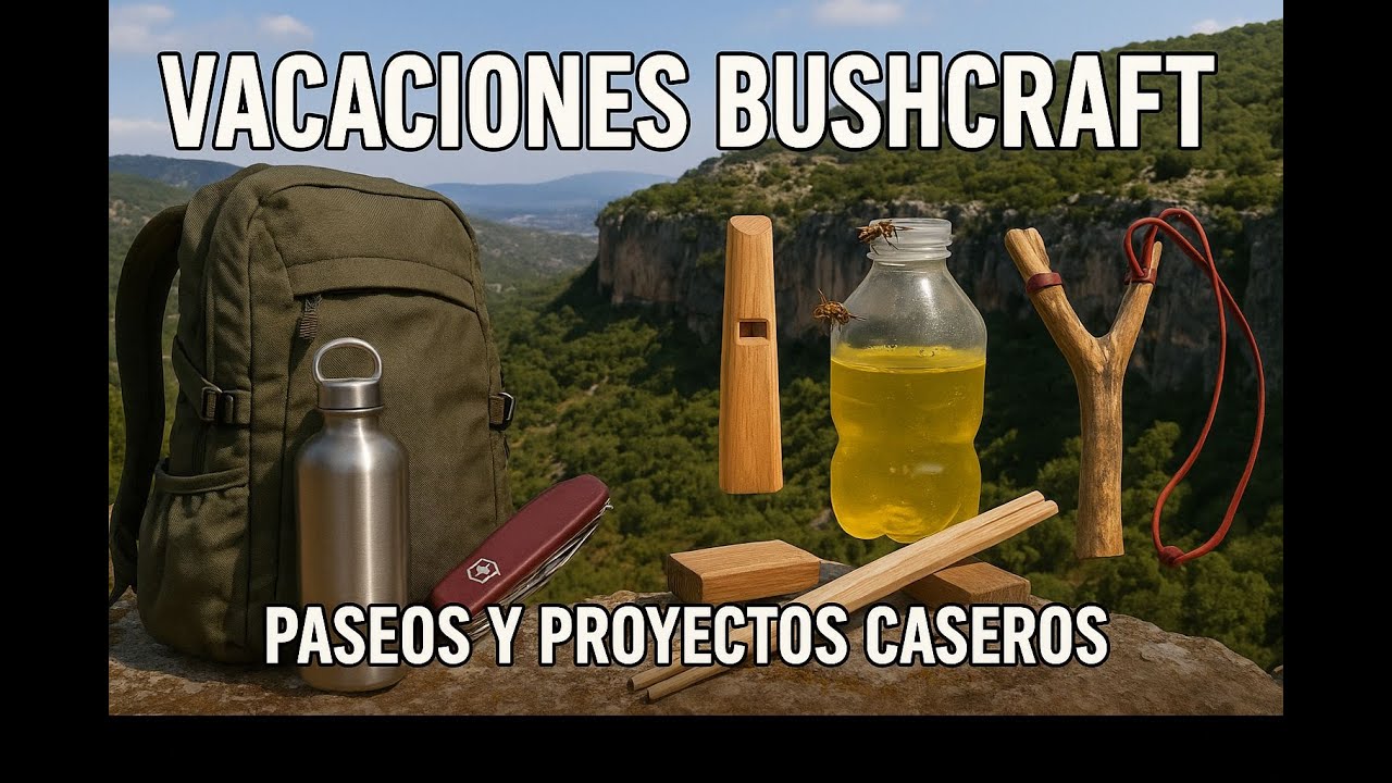 SDS | varios | Vacaciones Bushcraft: Paseos, Manualidades y Equipo de Senderismo.