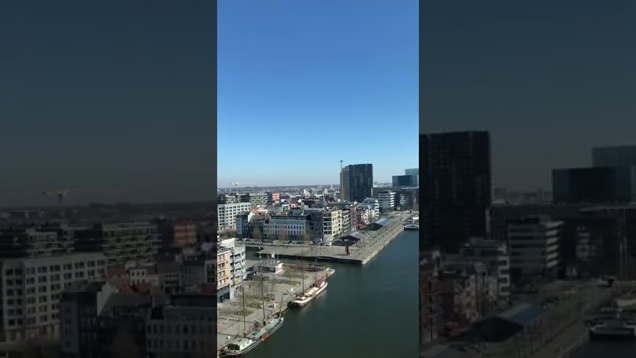 Antwerp from above 🏙✨.  