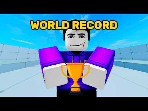 I BEAT @MiniBloxia's WORLD RECORD...