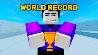 I BEAT @MiniBloxia's  WORLD RECORD...