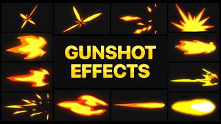 Free Gunshot Effects - Cartoon Action FX Pack (Ae, Pr, Dr, FCPX)