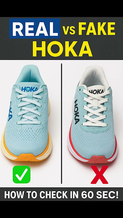 How to Spot Fake Hoka Shoes in 60 Seconds #hokashoes