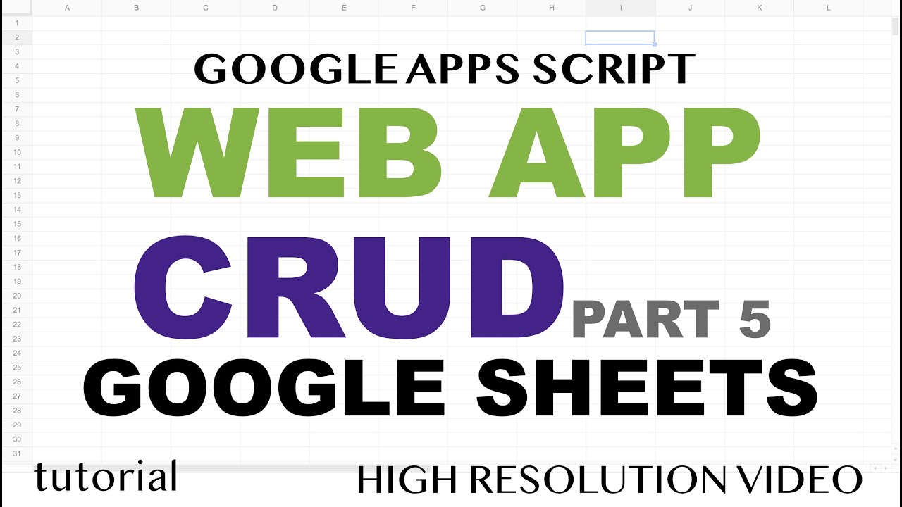 How to Add New Rows in Google Sheets Using Your Web App & Apps Script / JavaScript