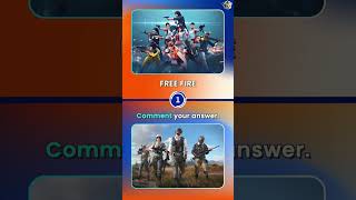 Free Fire vs BGMI 🔥Who Wins? 🤩 #shorts #gaming #freefire #bgmi #shortsfeed @ZebbyQuiz