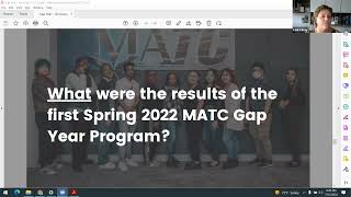 Full MATC Gap Year Program Showcase Update