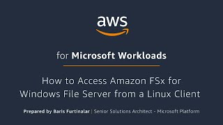 How to Access Amazon FSx for Windows File Server from a Linux Client