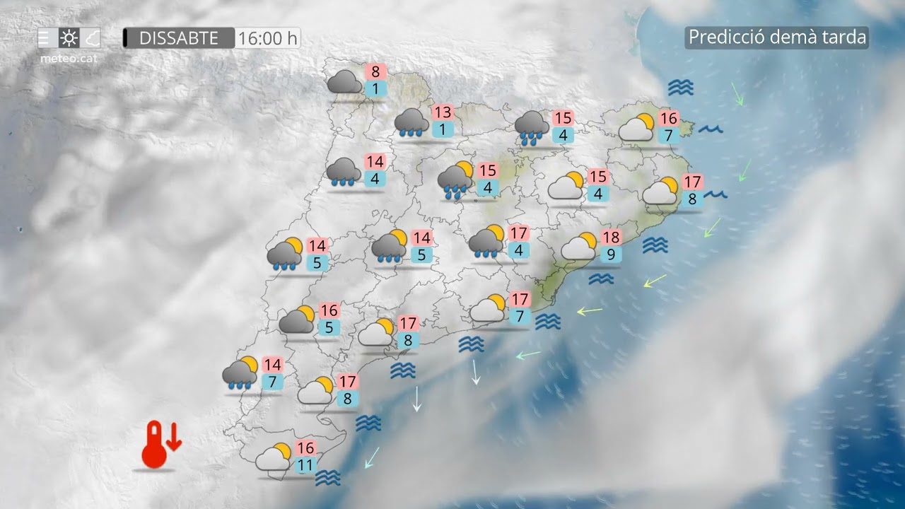 Predicció general per a dissabte 28-02-2026