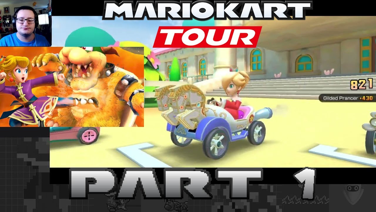 Kingdom Battle! Peach vs. Bowser Tour Part 1 Mario Kart Tour YouTube