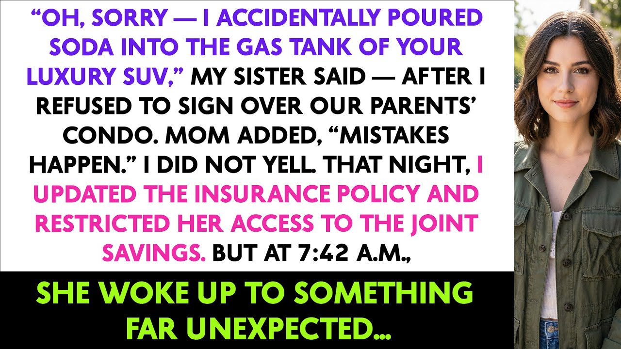 “Oh, Sorry — I Accidentally Poured Soda Into The Gas Tank Of Your Luxury Suv,” My Sister Said—After