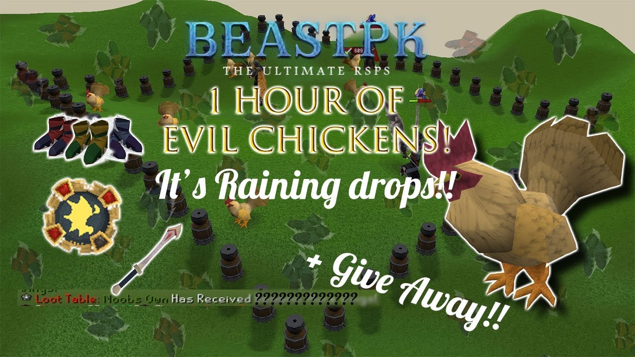 1 hour of evil chickens! What is my luck?? + GIVE AWAY!! [BeastPK]
