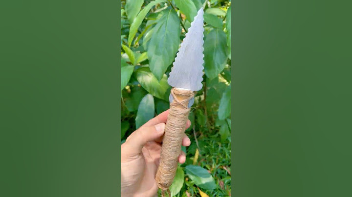 Survival Skills : Make a  Stone Blade 🔪🪨#ohd #survival #camping #bushcraft #skills