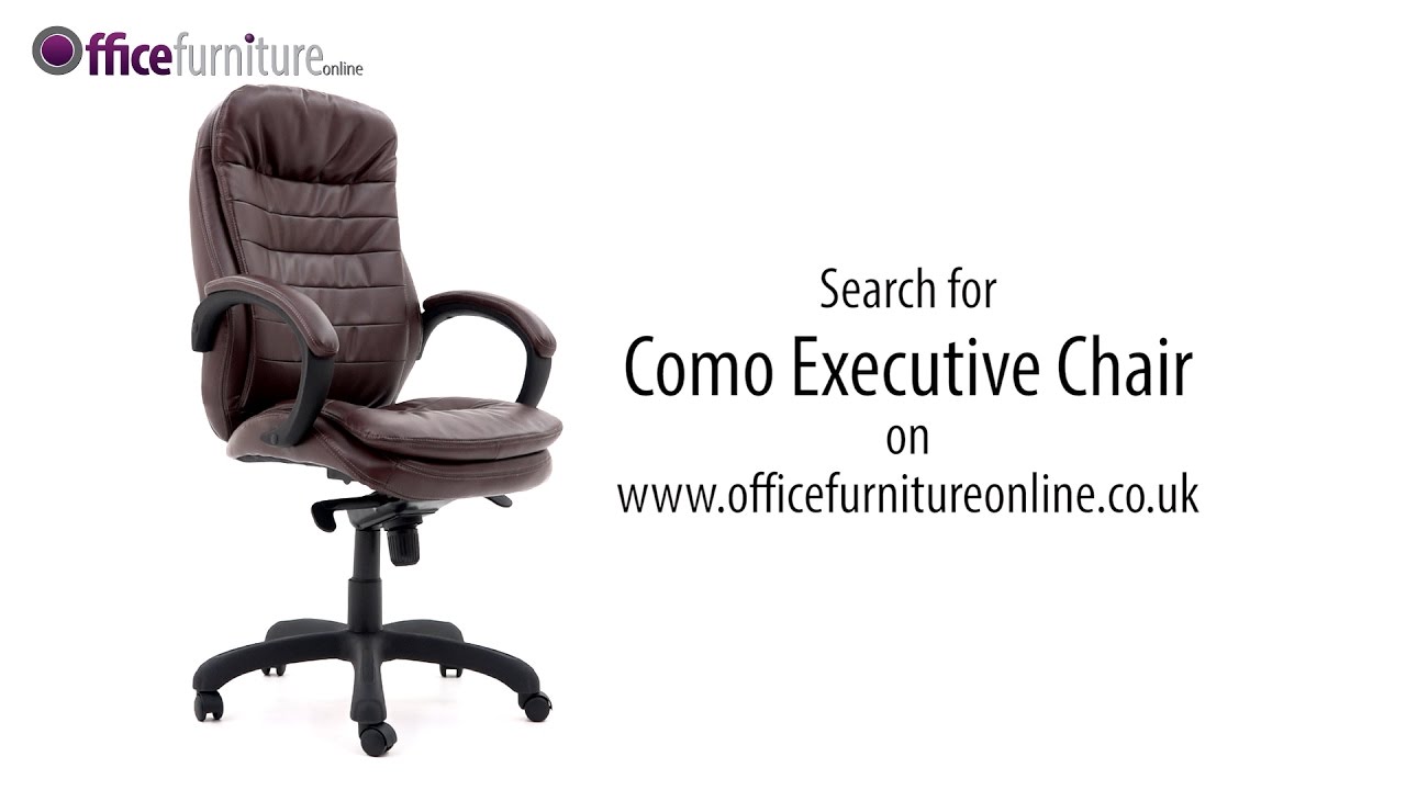 Como Executive Leather Office Chair Features and User Guide YouTube