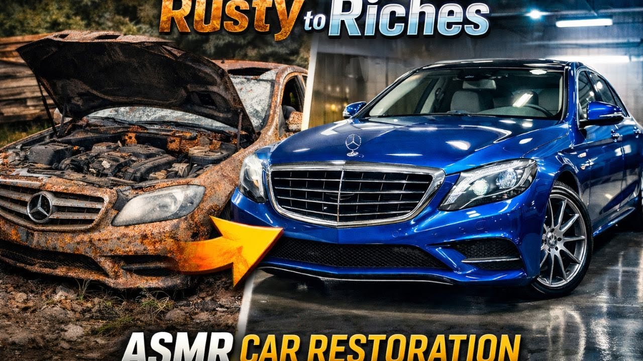 ASMR Car Restoration! Full Restoration 2016 Mercedes S-Class from Total Disrepair to Looking New