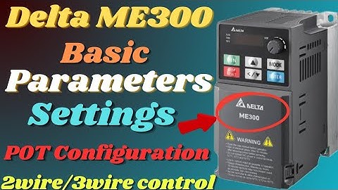 Delta me 300 vfd programming