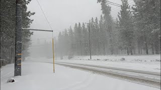 🔴LIVE. ❄️Snow Drive Around Big Bear, CA ☃️ COME HANG OUT!!