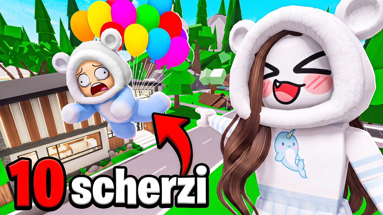 10 SCHERZI da FARE su BROOKHAVEN ROBLOX!