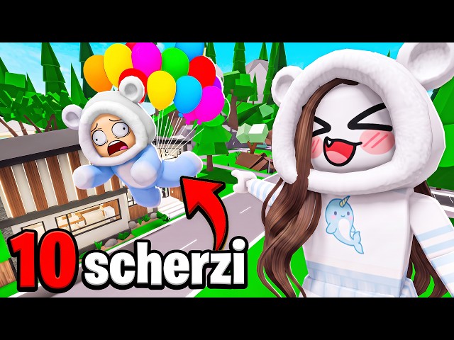 10 SCHERZI da FARE su BROOKHAVEN ROBLOX!
