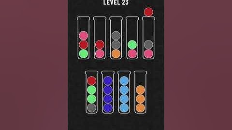 Ball Sort Puzzle Walkthrough Gameplay - Level 23