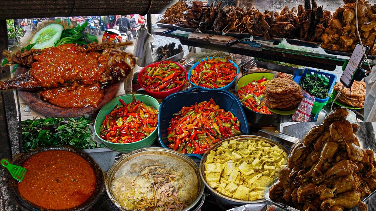 SAMBELAN BUKANYA PAGI HARI, YANG MASAK CANTIK - CANTIK, SAMBELNYA SAMPAI 3 BAK