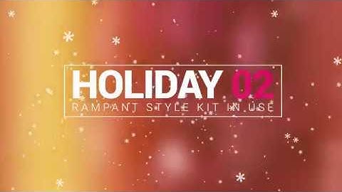 Rampant Holiday 02 In Use Video