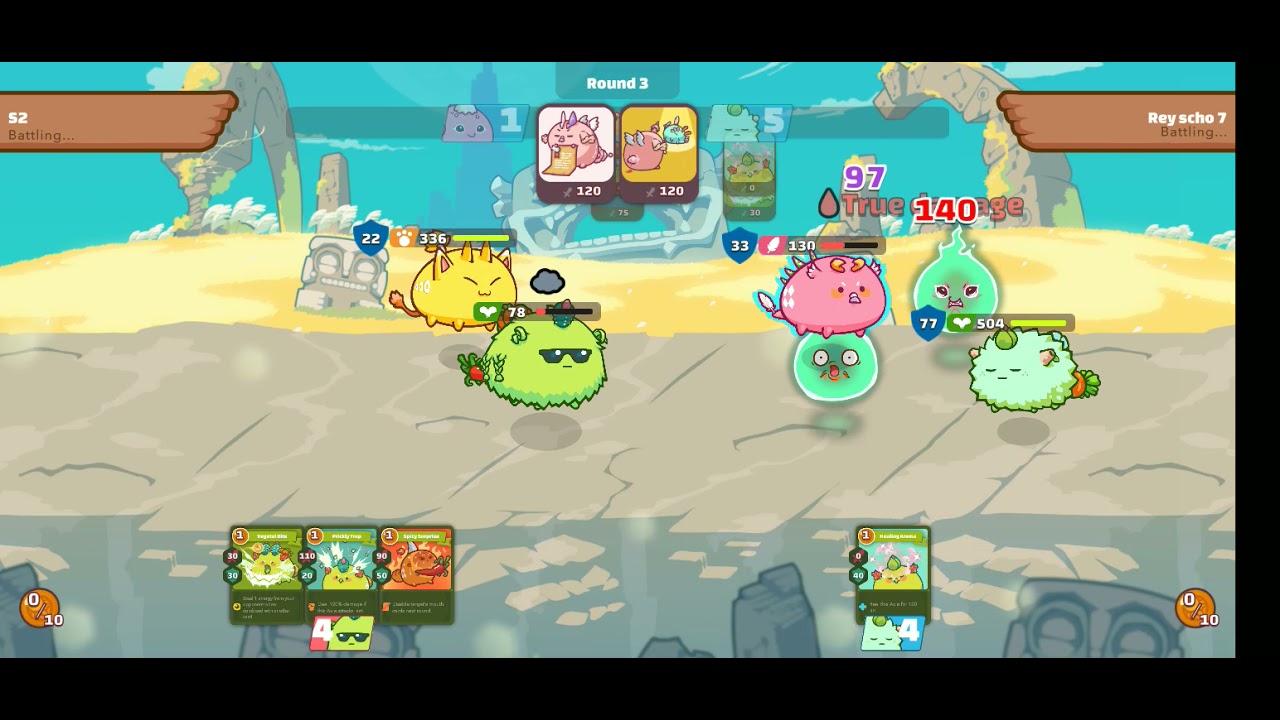 Axie Gameplay - ARENA (BBP)
