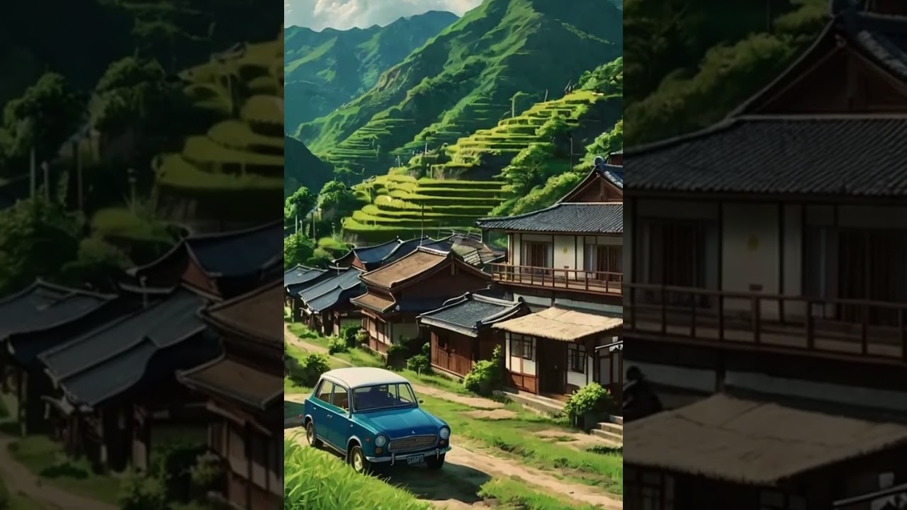 Scenic Village Drive: A Peaceful Countryside Getaway 🚗🌿 