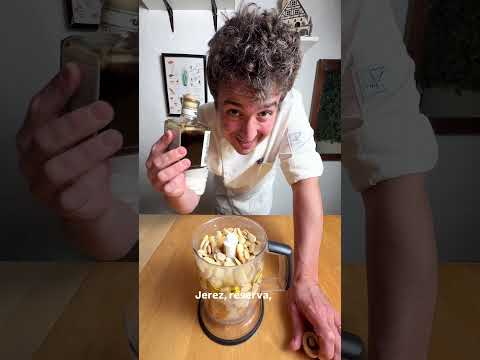 Ajoblanco fácil y rico #recetas #ajoblanco #viral #recetasfaciles