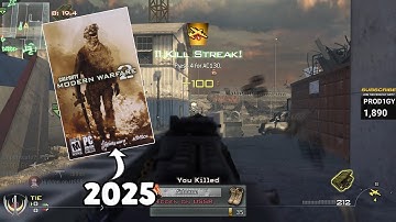 MW2 In 2025 Is EASY:INSANE "RPD SILENCED" NUKE ON SCRAPYARD DEM!