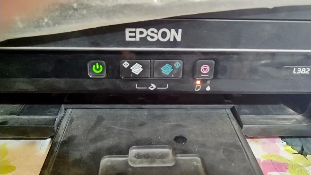 اصلاح مشكل طابعة epson l382 tampon d'encre de l'imprimante est quasiment en  fin de vie Epson - YouTube