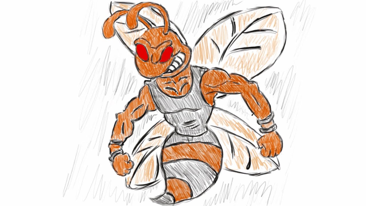 Epic Wasp — a Powerful Superhero Character 🐝🔥