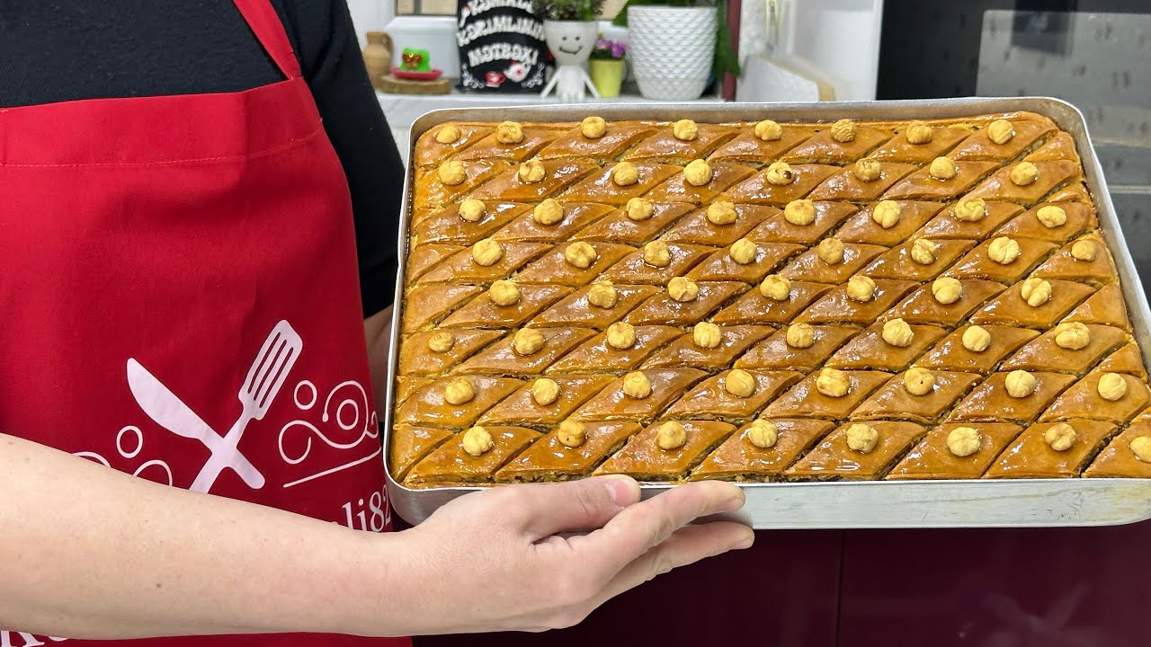 NOVRUZ bayramına 🔴400 qramlıq listdə 🔴2 kiloqram 750 qram 🔴PAXLAVA bişirdim.👍