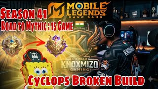 Cyclops 2026 Best Build 🔥(must watch end game)🔥 || #mobilelegends bang bang #mlbb 