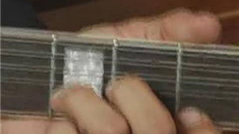 2nd Inversion of D Minor Guitar Chord on the Top Strings : Guitar Chord Dictionary 21