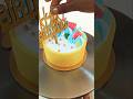 mini birthday cake design #cakedesign #shortsfeed #ytbshorts #cakedecorating #shotrs #cake