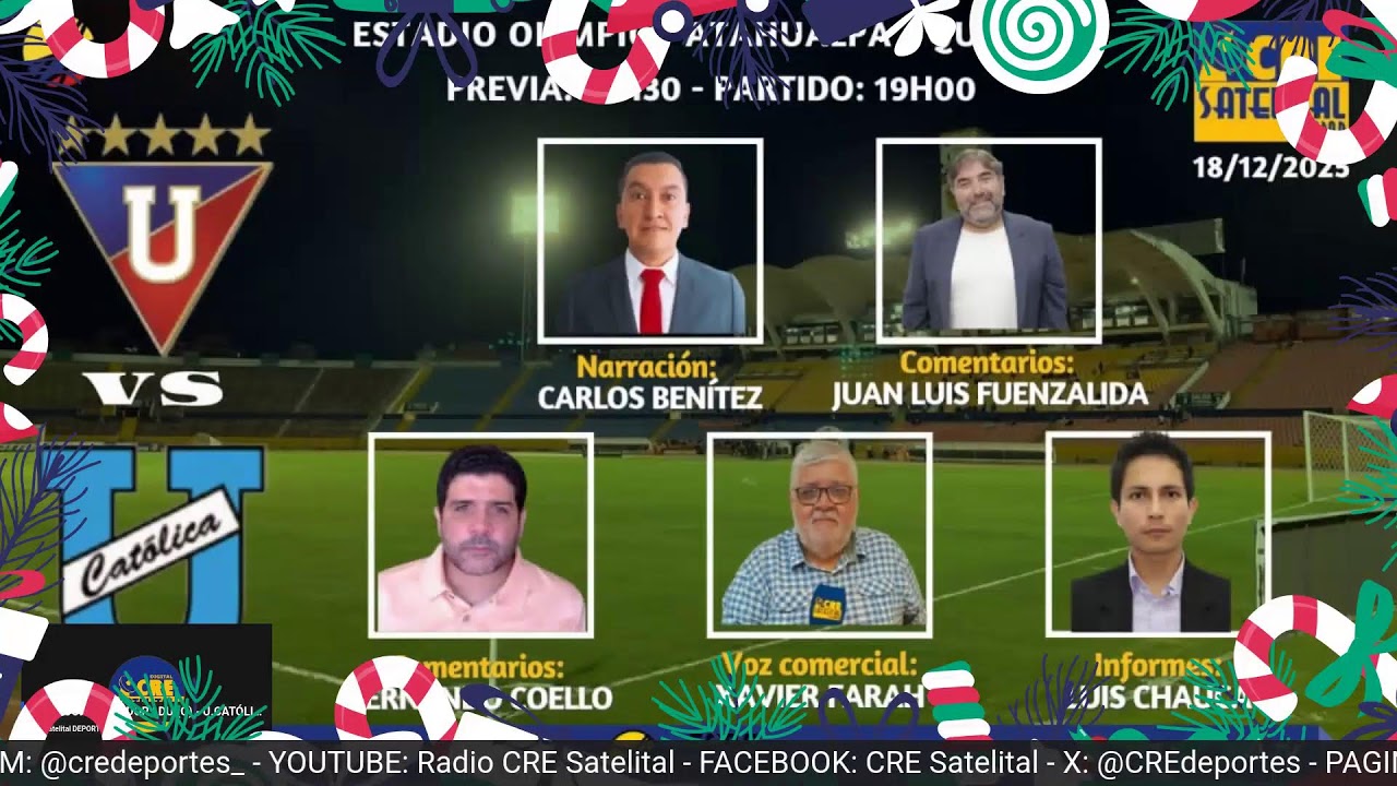 REPRISE   FINAL COPA ECUADOR LDU (Q) - CATÓLICA   18/DCBR/2025