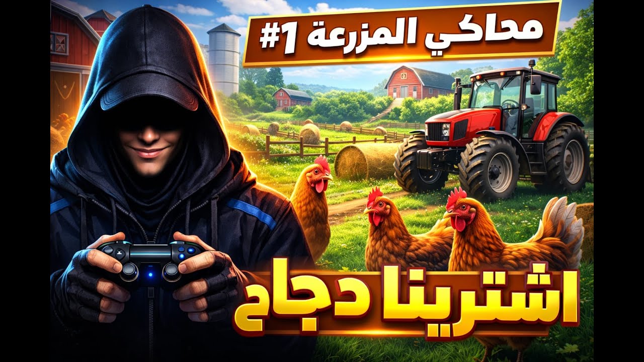 محاكي المزارع #1 اشترينا دجاج بداية بناء المزرعة الرهيبة Ranch Simulator