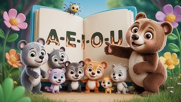 Klinkers en medeklinkers voor kinderen | Leer A, E, I, O, U | Engelse alfabetten 🌈 | Baby