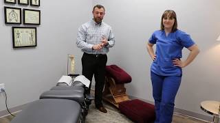 Chiropractic Adjustments With The Knee Chest Table at Lang Chiropractic Center in Athens Alabama