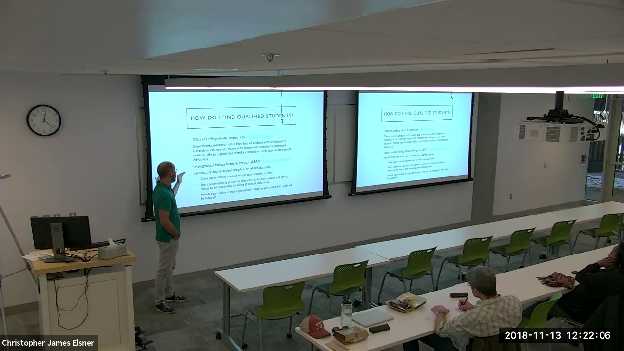 Setting up a lab and recruiting and mentoring students