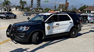 LASD San Dimas Units Responding