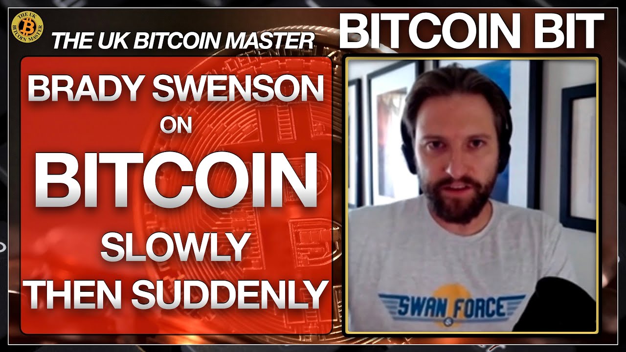 BRADY SWENSON - IT IS EARLY UNTIL IT IS NOT - SLOWLY THEN SUDDENLY!